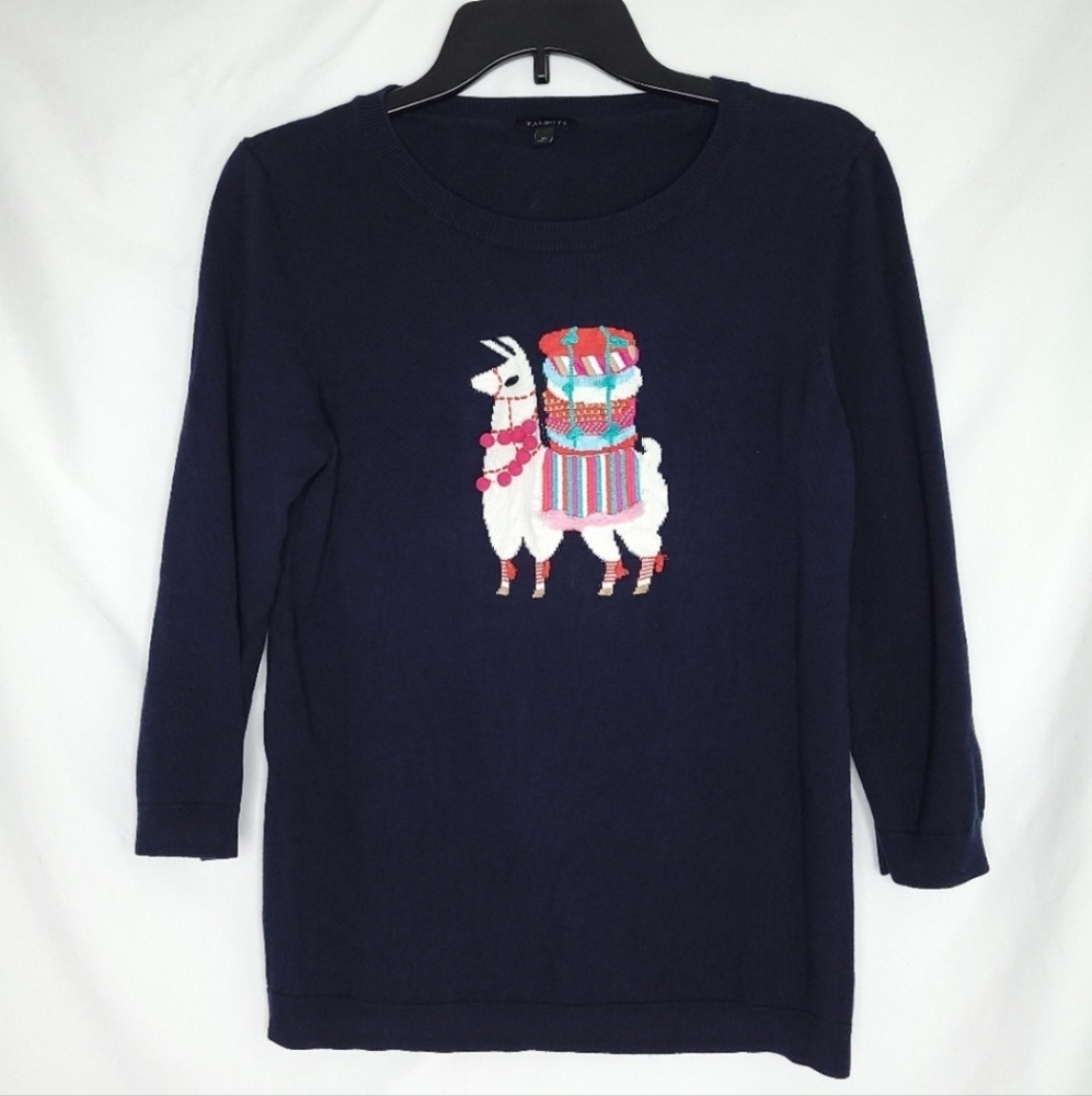 Talbots Llama Sweater